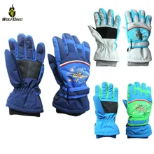 Нескользящие ветрозащитные лыжные перчатки для катания на коньках для детей от 4 до 10 лет, флисовые теплые детские перчатки для катания на сноуборде и скейтборде