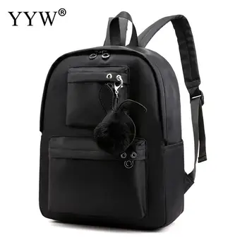 

Pink Nylon Women Backpack Top Selling Shoulde Bags Large Capacity Soft Surface Backpack For Girls Casual School Bag With Travel