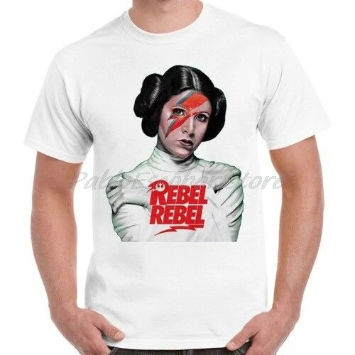 Футболка принцесса LEIA Carrie Fisher Rebel в стиле ретро мужская белая футболка летняя