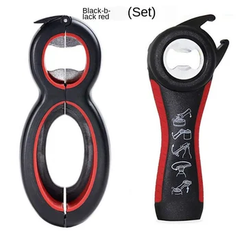 

Cap Opener Bottle Opener Set Five-in-one Bottle Opener And 8-character Cap Opener Combination