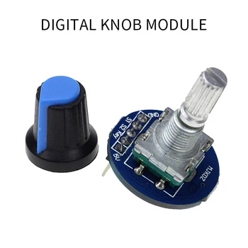 

5V Rotary Encoder Module Brick Sensor Development Round Audio Rotating Potentiometer Knob Digital control module Rotary