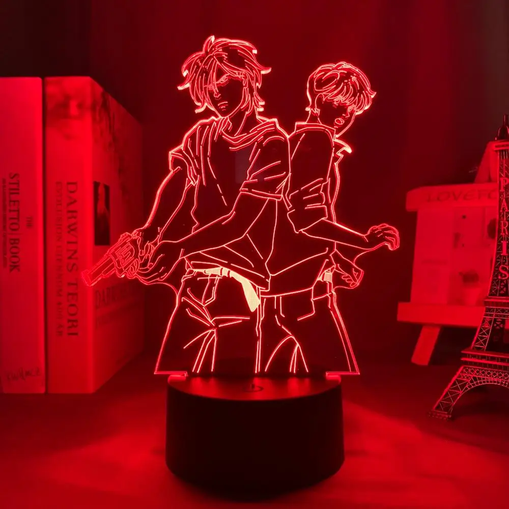 

Banana Fish Led Night Light Anime for Bedroom Decor Manga Gadget Banana Fish Lamp Child Kids Birthday Led Lamp Gift
