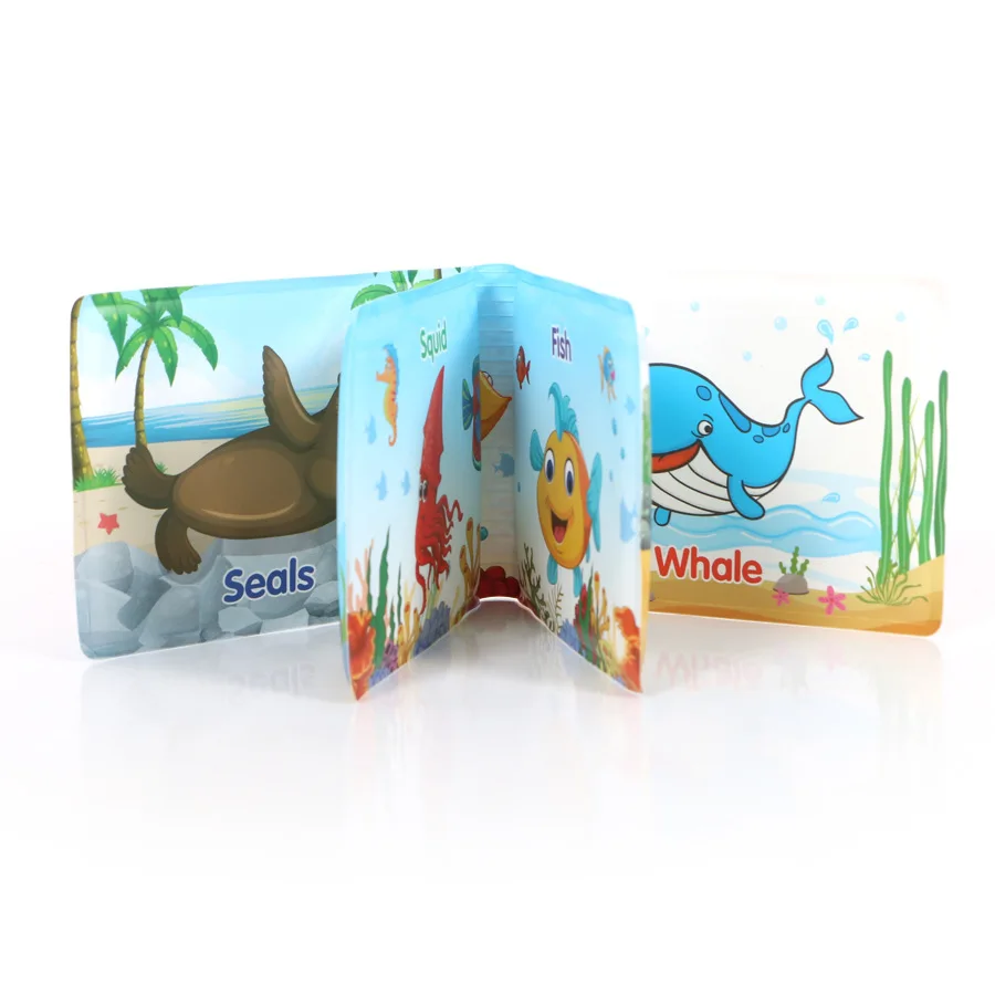 Детская книга для ванной образования детей водная игрушка для развития интеллекта пенопластовый встроенный кольцо BB - Цвет: 3