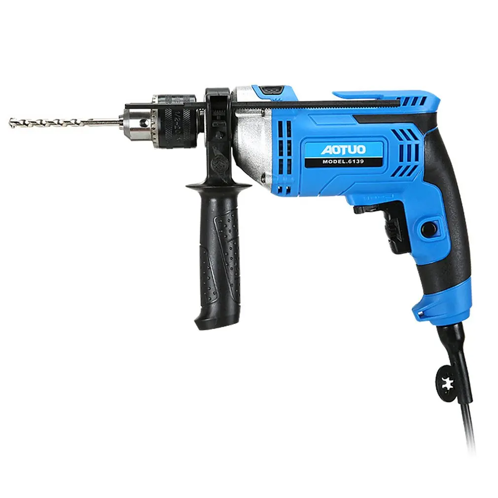 

Multifunctional 220V Adjustable Speed Electric Impact Drill Electric Hammer Dual-use Positive Negative Rotation Tool