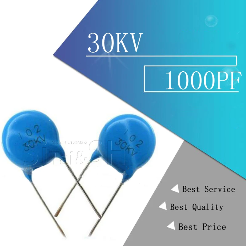 1 шт. 30KV 1000PF 1NF 102 высоковольтный керамический конденсатор | Электронные