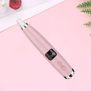 

Blackhead Cleaner Electric Facial Cleaner Useful Durable Simple Pore Cleaning Tool for Woman (Pink Battery Style)