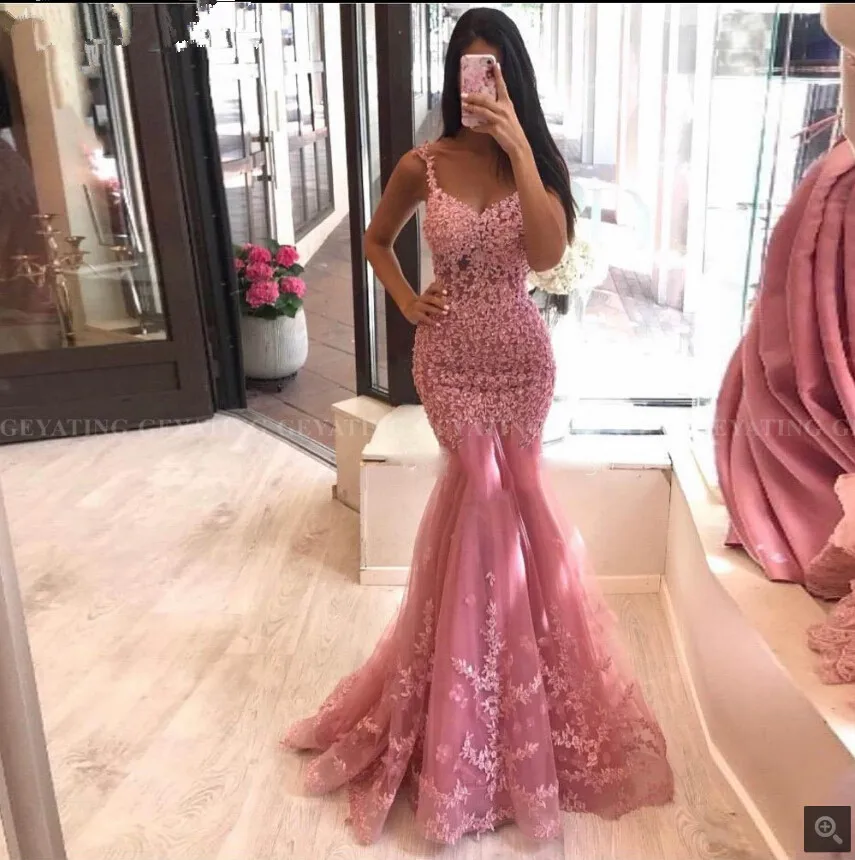 mermaid elegant prom dresses 