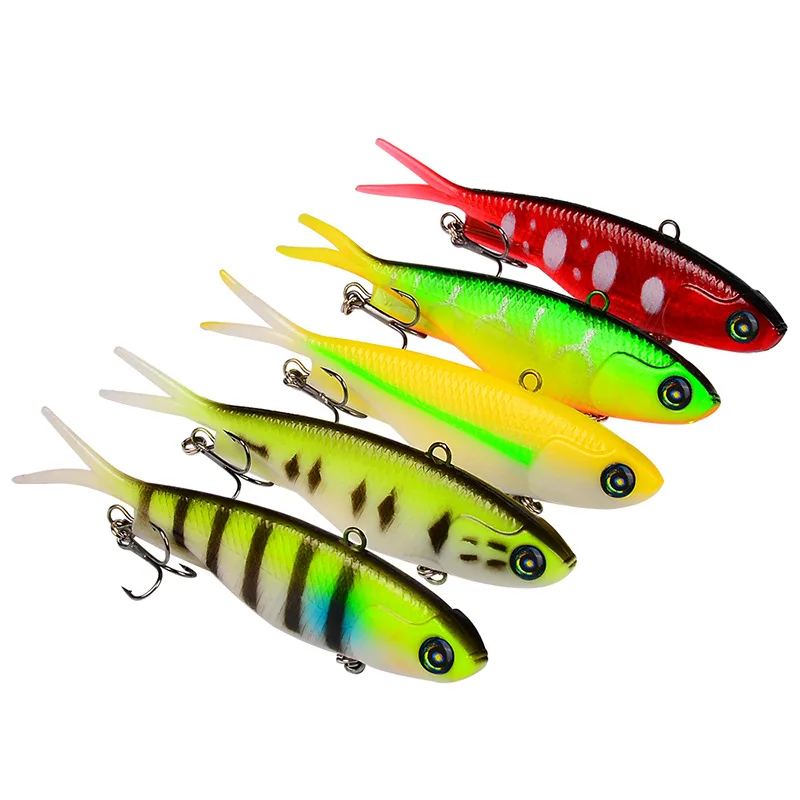 

3D Eyes Artificial Plastic Hard Bait 5Colors15.5g/9.5cm11.5cm/32.5g Anti-corrosion Swimbait Wobbler Bionic Bait With Sharp Hook