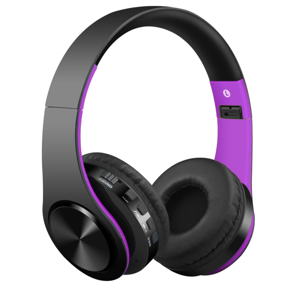 

Bluetooth headphones sport bass stereo Support TF with microphone for xiaomi computer New headset best headphone wireless