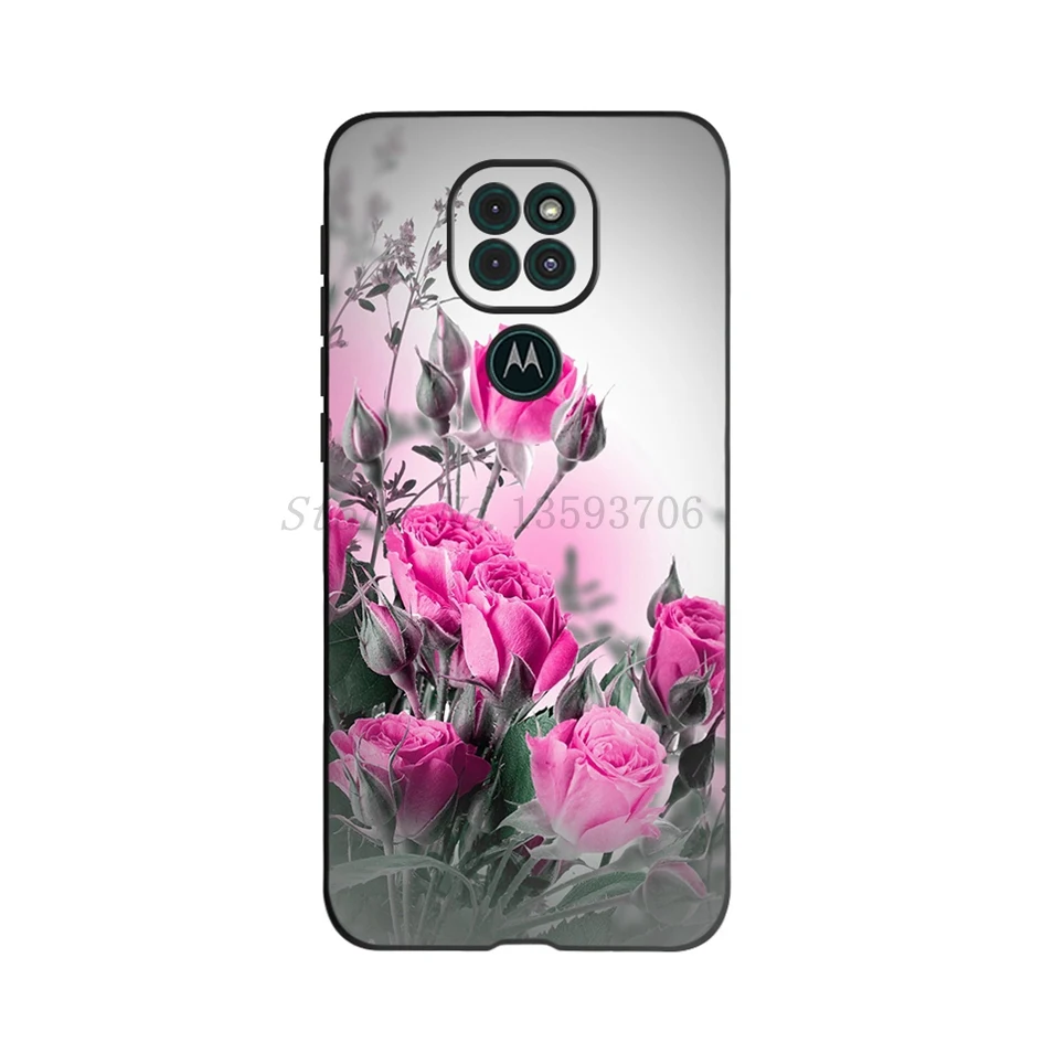 Floral Printed Soft Silicone Phone Cover