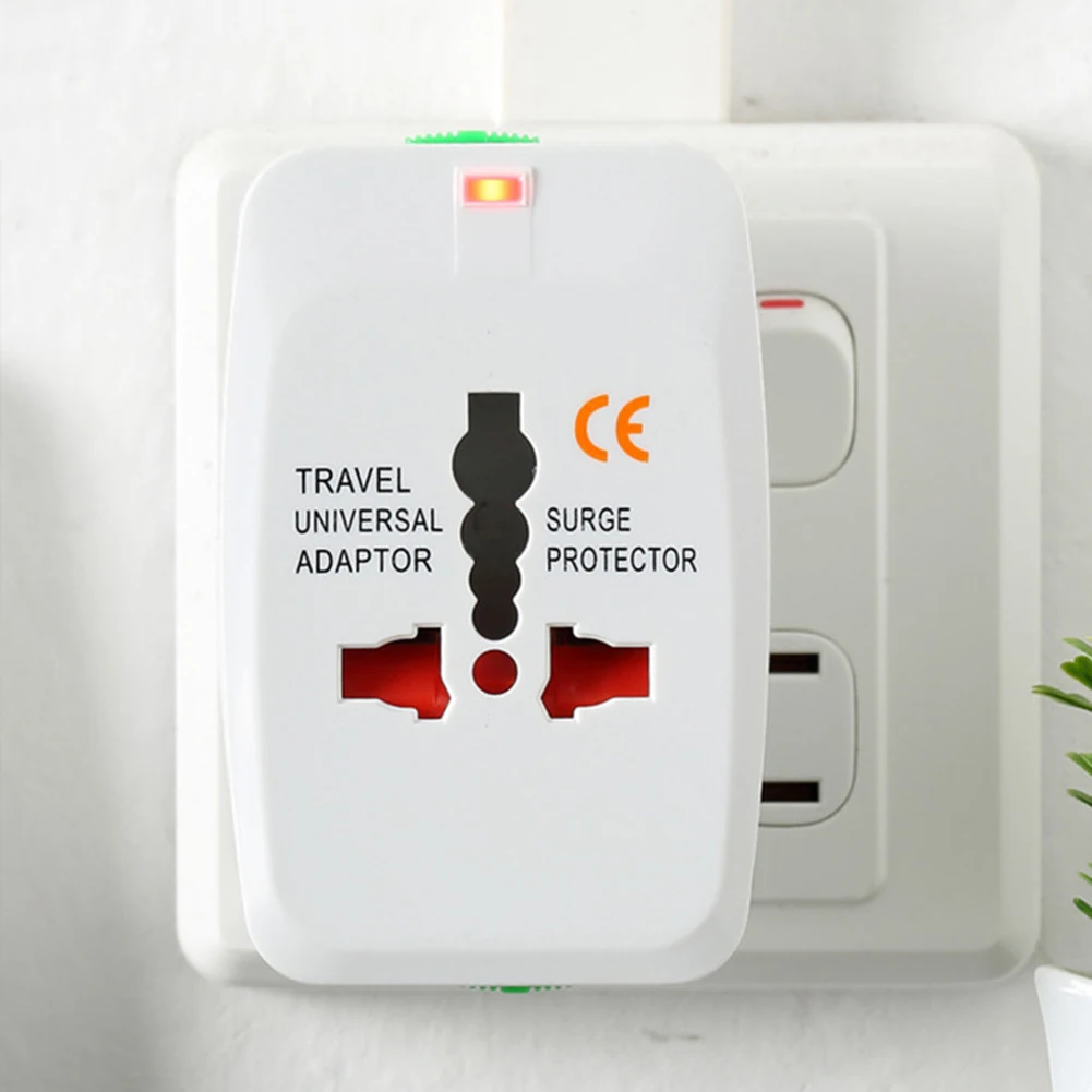 New Universal Travel AC Power Charger Adapter AU UK US EU Plug Converter 2 USB Port