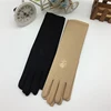 Lady Medium-long Thin Elastic Etiquette Gloves Summer Women Sunscreen Embroidered Gloves Driving Car Accessories ► Photo 1/6