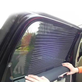

1 Piece 3 Optional Color Sun Shield Car Auto Retractable Side Window Curtain Shade Sunshade Mesh