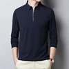 2022 New Polo Shirt Men High Quality Cotton Long sleeve Polo Shirts Classic Solid Colors Slim Fit Tee shirt Homme T893 ► Photo 3/6