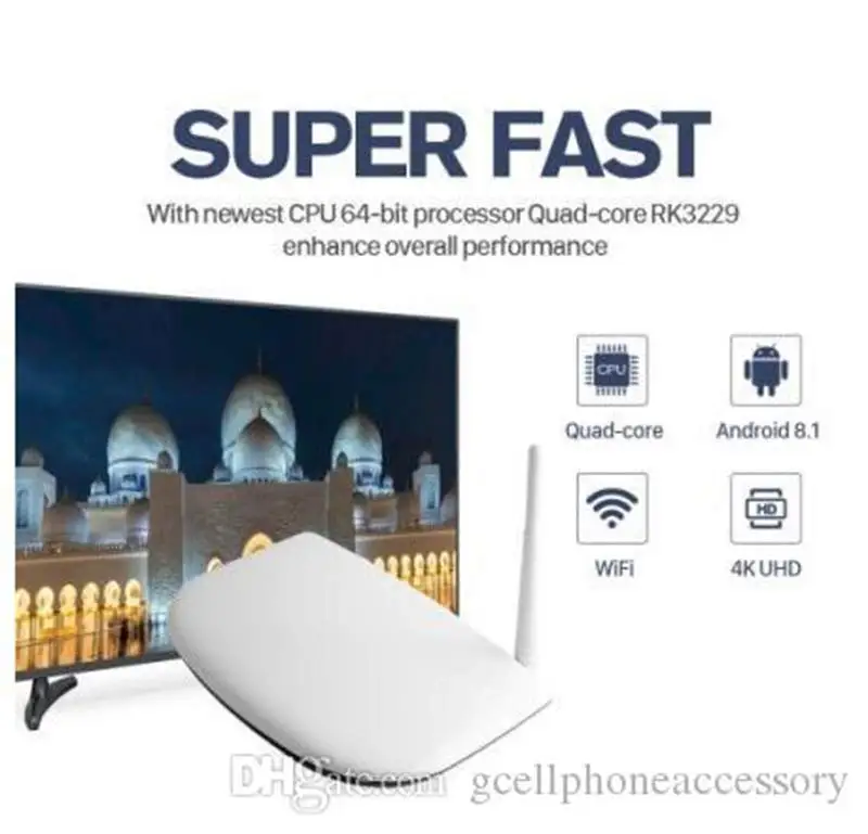 Hknoketv код Abonnement 4500 Live Android 8,1 Смарт ТВ приставка Rk3229 Iptv Европа Португалия французский арабский Iptv приставка