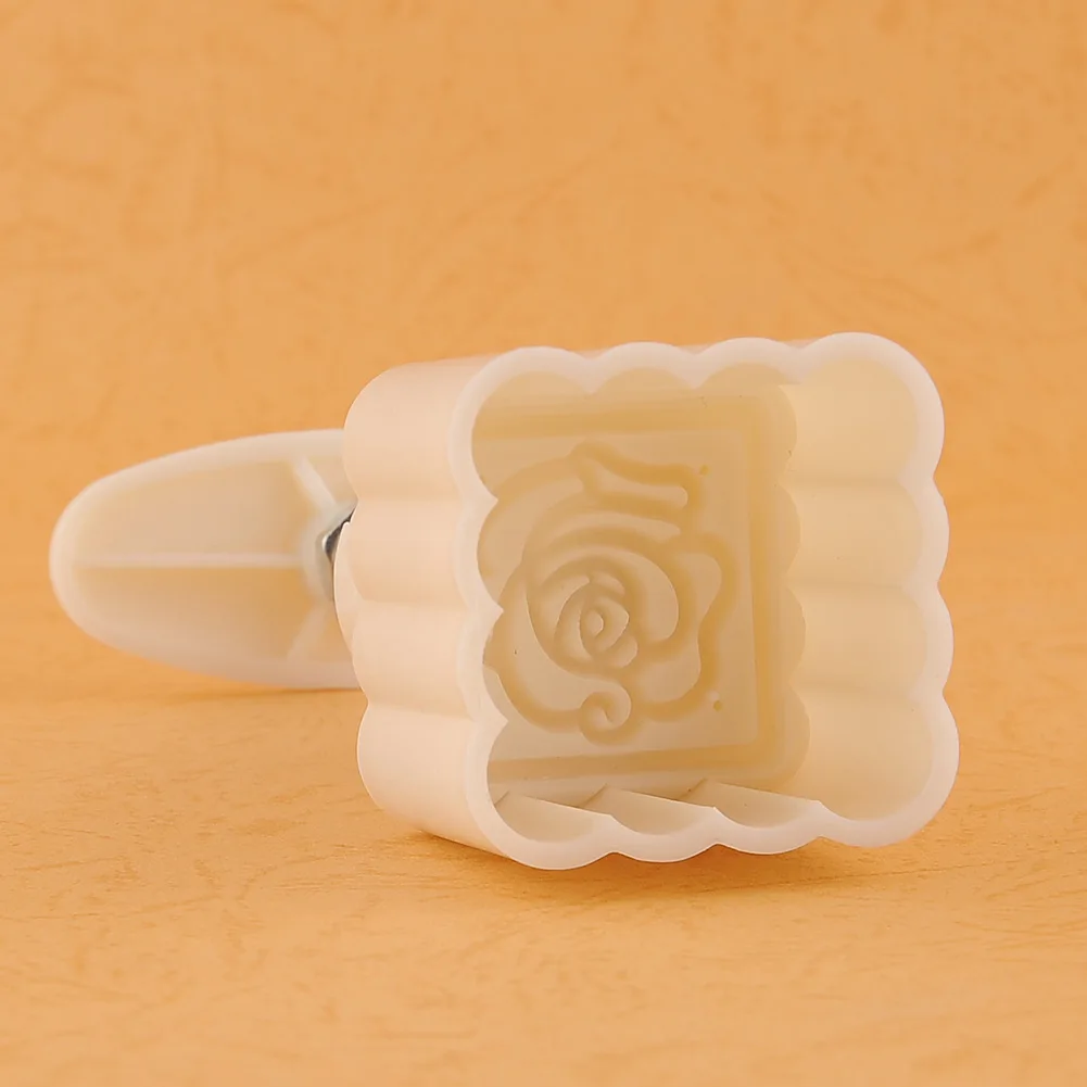 Hot Moon cake Cake Fondant Pastry Decorating Mold Mould tool set with 4 Stamps