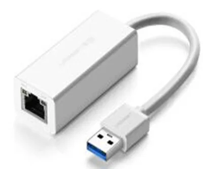 

UGREEN Gigabit Cable Network Card USB Turn RJ45 Network Cable Connector USB 3.0 Extraposition Network Port Adapter 20255