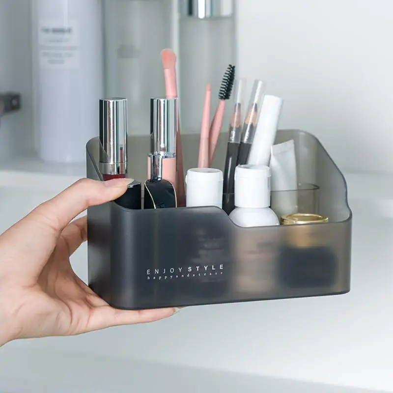  Plastic Jewelry Storage Box Cosmetics Makeup Case Remote Control Organizer