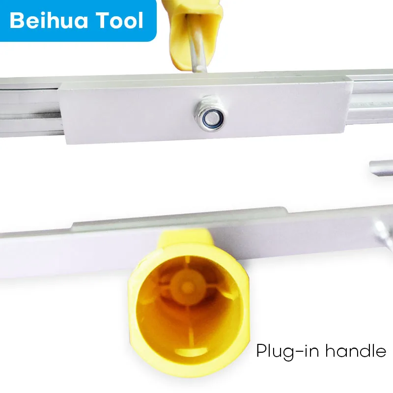Paint Roller 18inch Paint Roller Handle 46cm Aluminium Roller Brush Frame Retractable Painting Handle Tools Extension-type Double Bracket