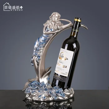 

wine rack household of contemporary and contracted furnishing articles wine Europe type TV ark wine shelf ornaments
