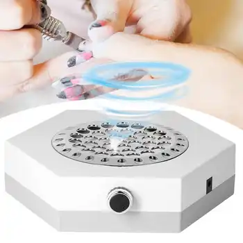 

Uv Lamp Nail Dust Collector Electric 80W Nail Dust Cleaner Extractor Vacuum for Nail Art Nail Lamp