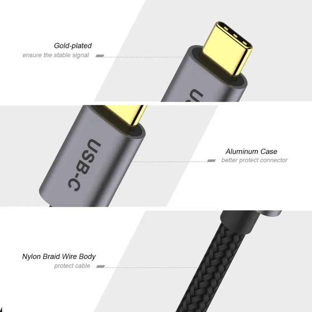 Кабель адаптер USB C DisplayPort 4K @ 60 Гц 3 1 Type Thunderbolt совместимый с женским кабелем DP для