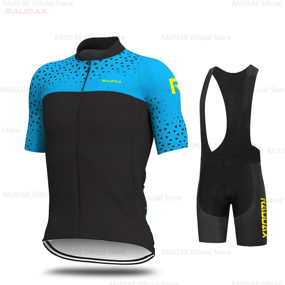 Bib cycling set Мода Aleing Мужской комплект для велоспорта Pro командная одежда для велоспорта велошорты велосипедные майки триатлон Ropa Ciclismo - Цвет: Bib cycling set