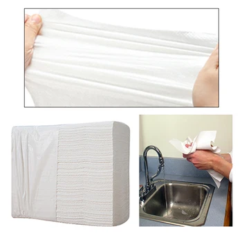 

200x/Pack Soft Multifold Paper Towels Wood Pulp Tissues Paper Extraction