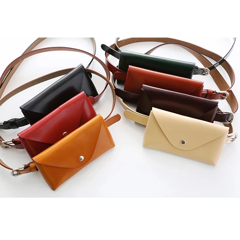 EASYANT Waist Bag Women Fashion Genuine Leather Waist Belt Bags Waterproof Chest Belly Pouch Woman Fanny Pack Coin Purse