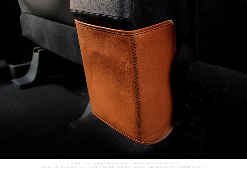 Lsrtw2017 кожа заднего подлокотник анти-kick коврик для Mitsubishi Outlander 2013 аксессуары