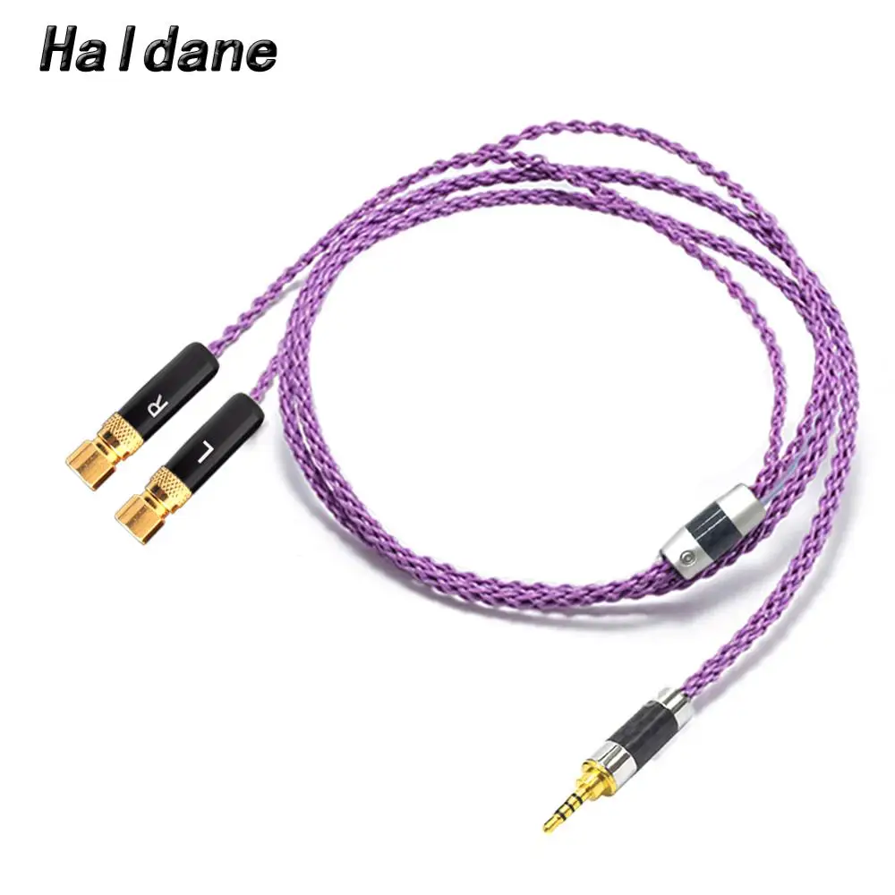 Haldane HIFI 8Core Silver Plated Headphone Replacement Upgrade Cable for HE400 HE5 HE6 HE300 HE560 HE4 HE500 HE6 Headphones