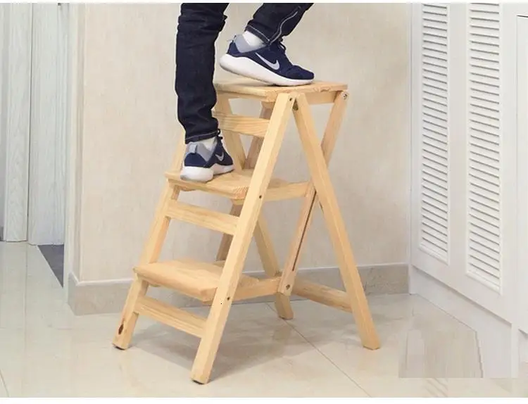 Скамейка ottoman складной Escalera Plegable Pied кухня табурета де Cocina деревянный Escaleta стул Escabeau стремянка лестница