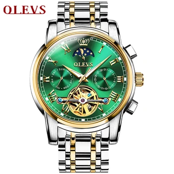 

OLEVS New Watch Fashionble Automatic Mechanical Watch Luxury Hollow Waterproof Men's Watches Outdoor Leisure Sports Wrist Watch