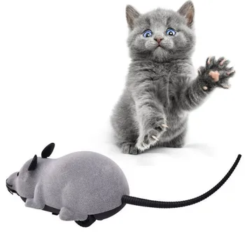 

Rotated Rat Toy for Cats Funny Wireless Electronic Remote Control Mouse Toy for Cats Dogs Pets Kids Gift Prank Mouse Toy