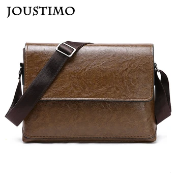 

Adult Men Shoulder Bags Vintage Solid Leather Clutch Purse Messenger Bags Men Business Casual Handbag Multi-function Briefcases