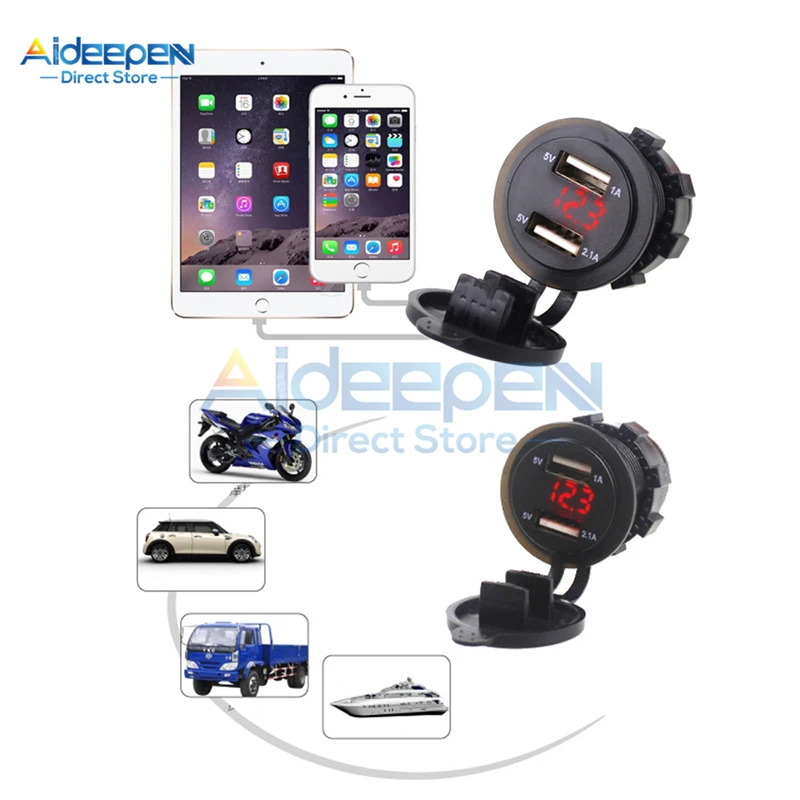  USB   LED ÷ ޴ USB  , ڵ  Ʈ  Ŀ , 5V 1A 2.1A