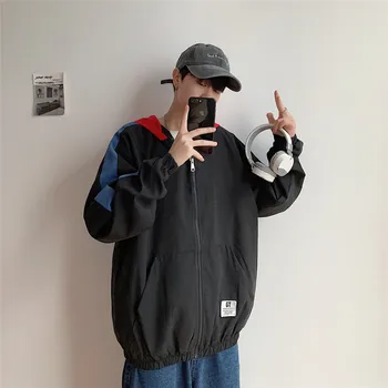 

Large Size Jk8820/P60 Autumn Clothing Large Size on Clothes Coat Men's Casual Hong Kong Style Men Teenager Learn