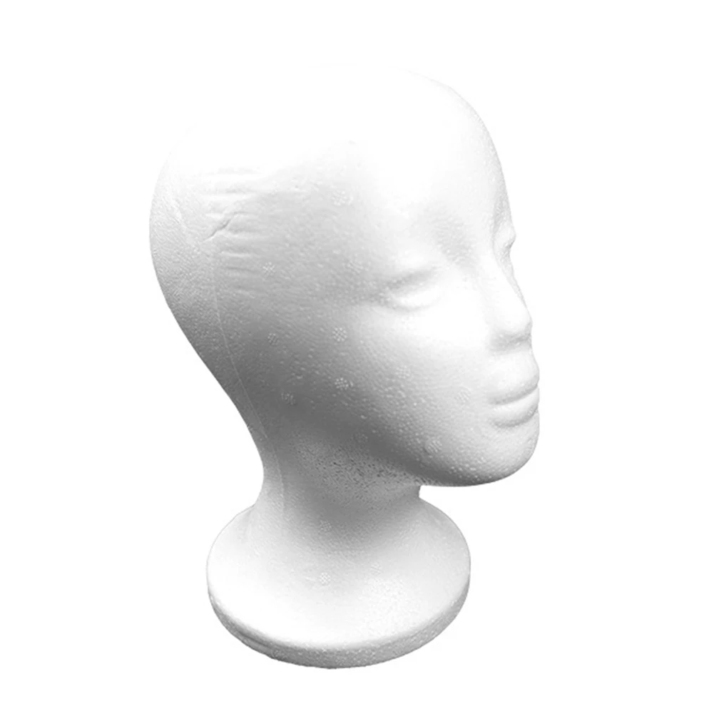 Plus Size Mannequin Female Head Model Hat Glasses Wig Display Props Styling Tool Women Foam head for wig