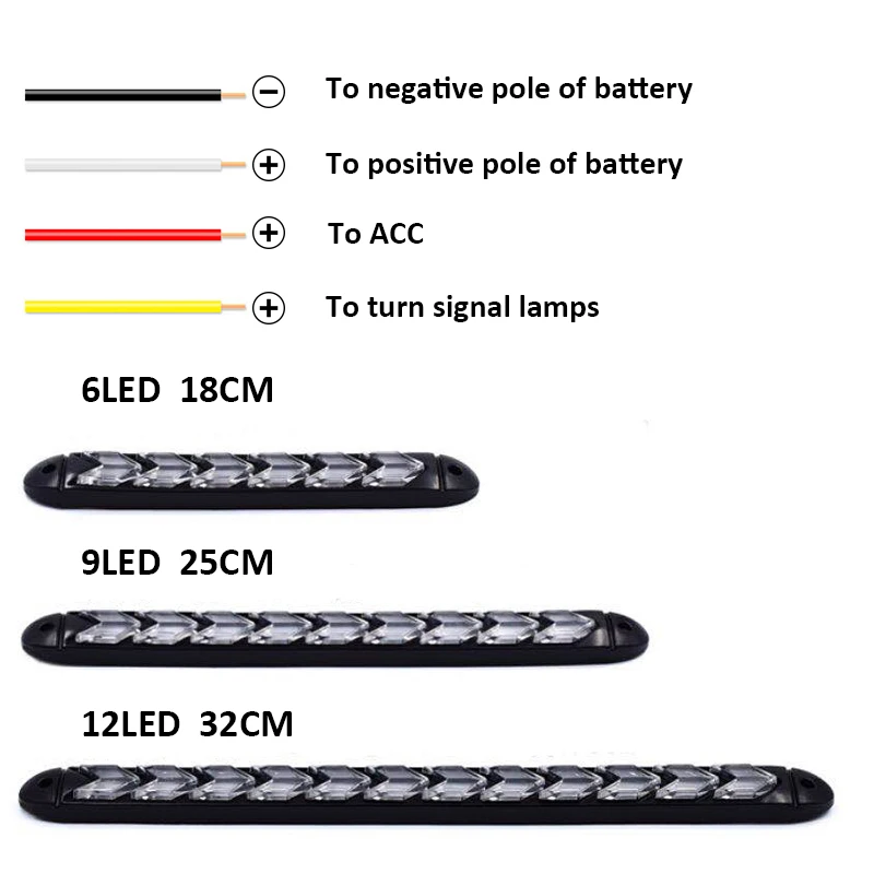 Автомобильный светодиодный Переключающийся светодиодный дневной свет фары глаза DRL лампа динамический последовательный тормоз сигнал поворота дневные ходовые огни Светодиодный 12 В