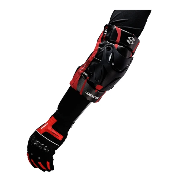 Cuirassier K01 Protective Motorbike Kneepad Motocross Motorcycle Knee Pads MX Protector Racing Guards Off-road Elbow Protection E01-3-Lava Red