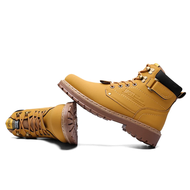 Желтая обувь для кошек; мужская теплая зимняя обувь; мужская кожаная обувь; ботильоны в ковбойском стиле; Coturno botas hombre; мужская повседневная обувь в байкерском стиле