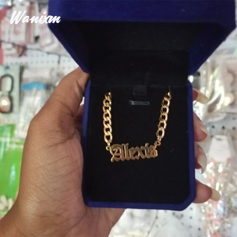 Fashion Customized Stainless Steel Name 