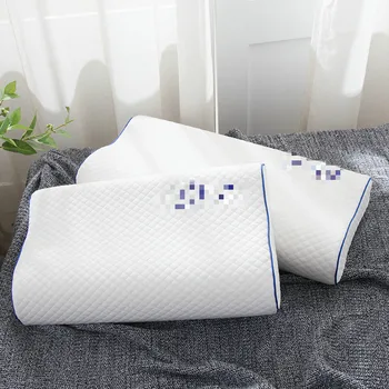 

Memory Foam Bed Orthopedic Pillow for Neck Pain Sleeping with Embroidered Pillowcase neck pillow pillows for sleeping