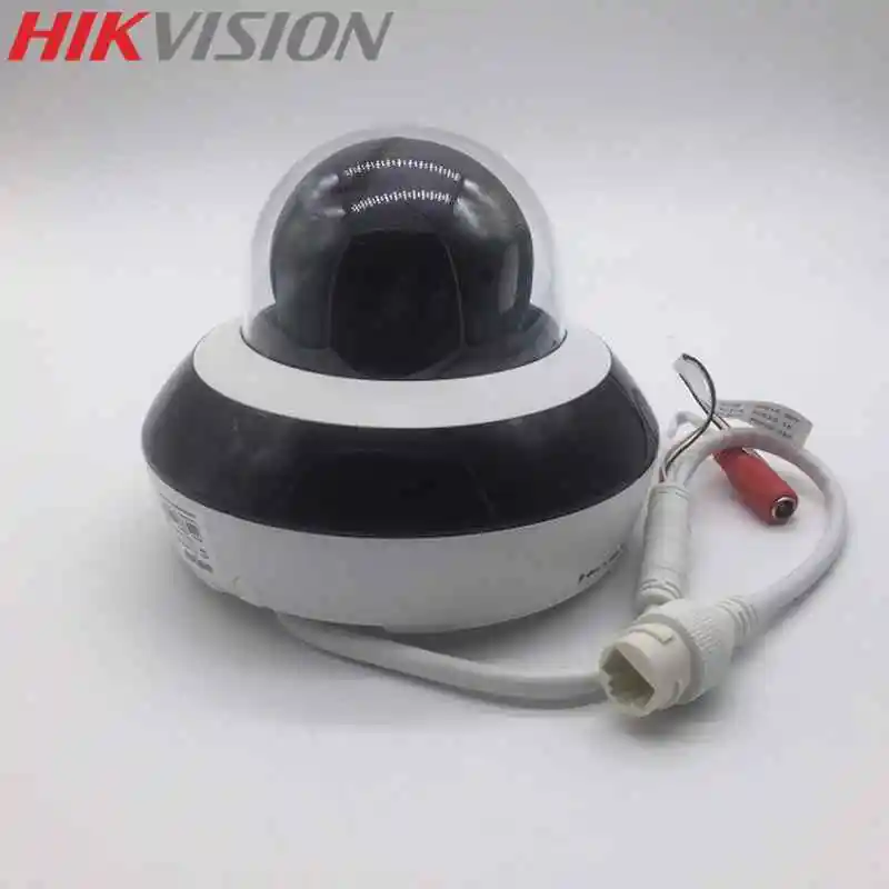 Камера видеонаблюдения HIKVISION IP камера 4 МП 2 8 12 мм кратный зум подключение к сети POE