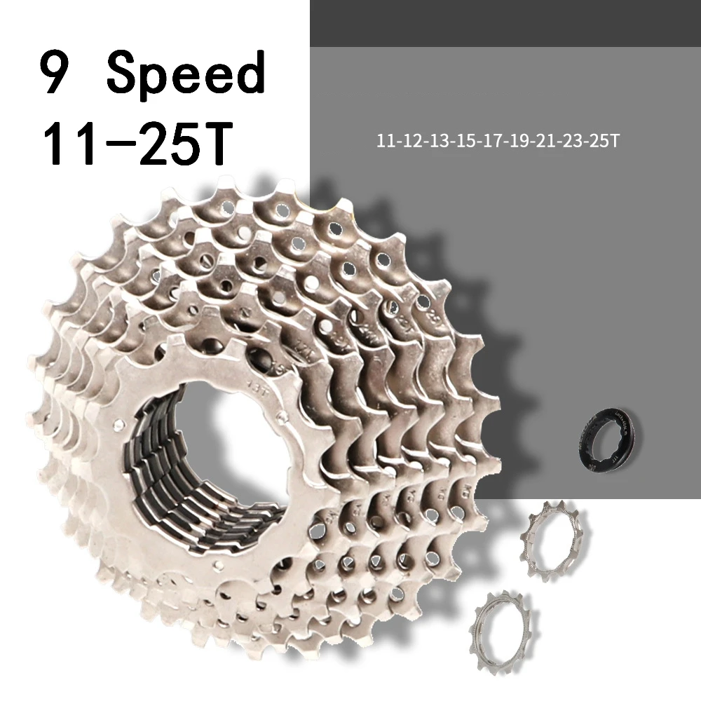 Дорожный велосипед MEROCA Freewheel 25/28/36T кассета 8/9/10/11 скоростная Звездочка из