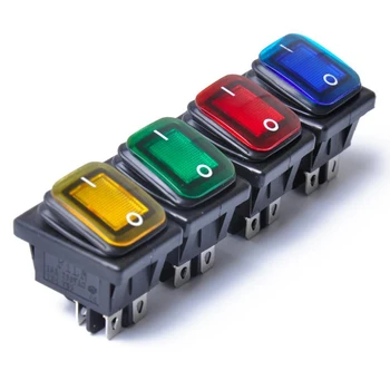 

4pcs 4 Pin 2 Position Rocker Toggle Switch for Car Truck Boat Motorhome