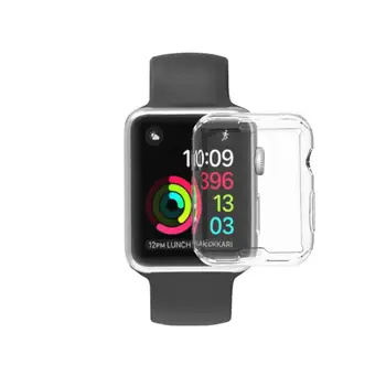 

For Apple Watch 40/44mm Watch Cover Case Slim TPU Transparent Case Protector For Apple Watch 4 3 2 Band Case /42/ 38 /40/ 44mm