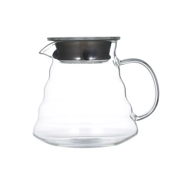 

New 600ml Heat-resistant High Temperature Coffee Pot Family Teapot Glass Glass Carafe Coffee Pot Tea Water Bottles Set