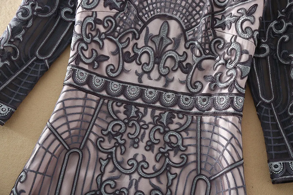AELESEEN Designer Elegant Dress Runway Fashion New