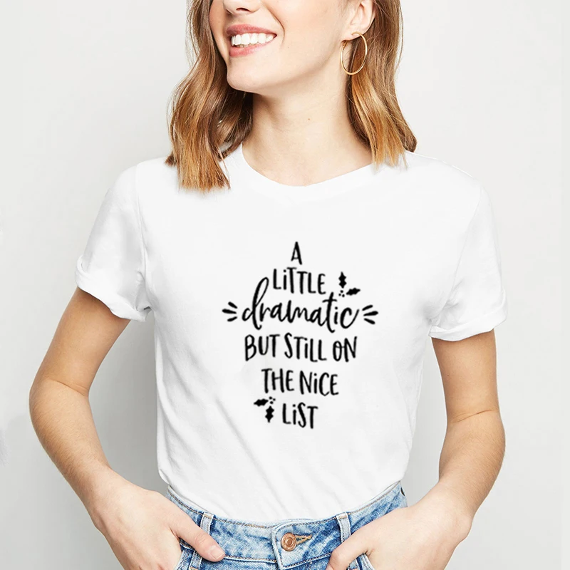 Немного драматическая но все еще в хорошем списке хлопковая футболка с коротким